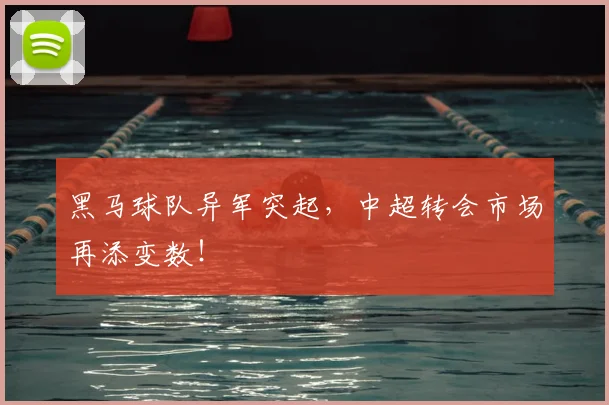 黑马球队异军突起，中超转会市场再添变数！